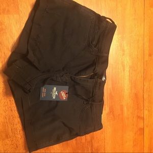 Black high waisted shorts